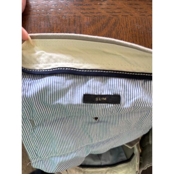 J. Crew Bowery Men’s Gray Slim Fit Stretch Chino Flat Front Cotton 36W/32L - Picture 5 of 7